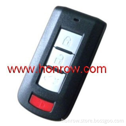Mitsubishi 3+1 button remote key blank/for key cover